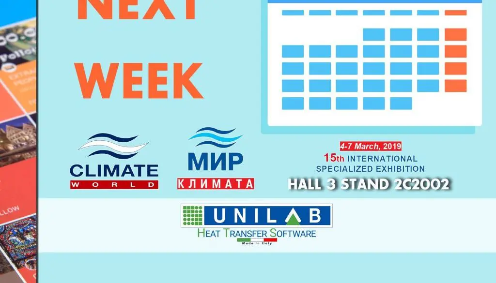unilab_blog_software_scambio_termico_CLIMATE_WORLD_SETTIMANA_PROSSIMA unilab blog software scambio termico CLIMATE WORLD SETTIMANA PROSSIMA