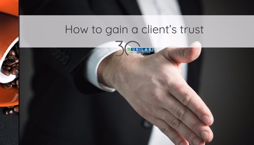 unilab heat transfer software blog how to gain a client’s trust