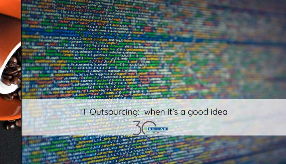 unilab heat transfer software blog IT outsourcing good idea