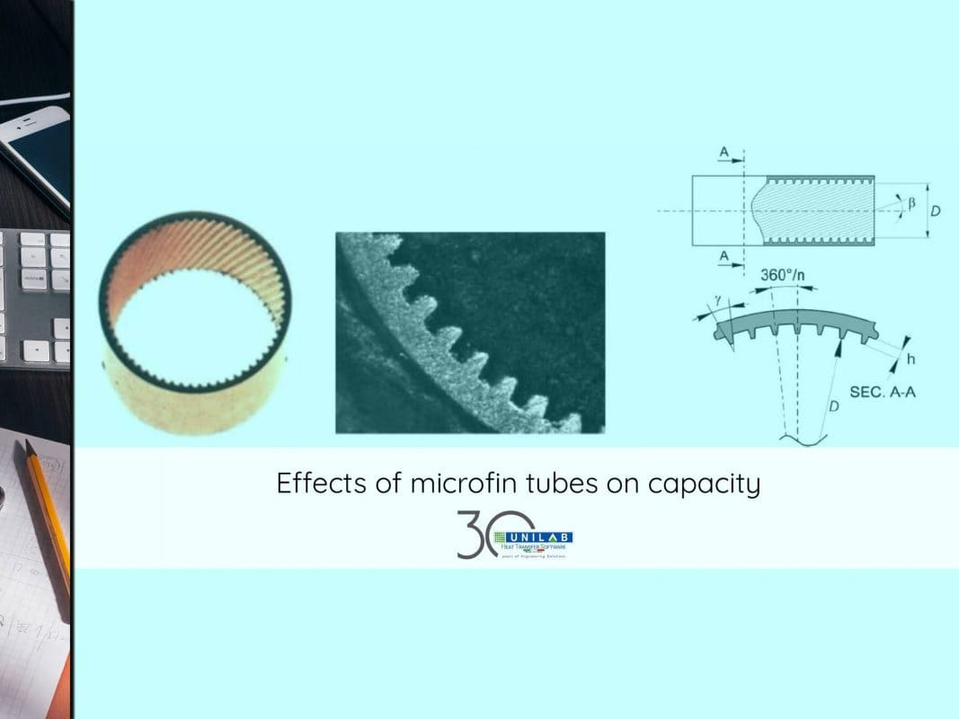Optimized Radiator Design Microfin Effects of microfin tubes on capacity | UNILAB - Heat Transfer Software