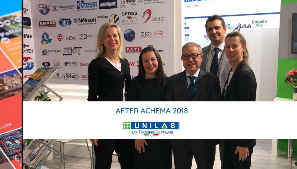 unilab heat transfer software blog AFTER ACHEMA 2018