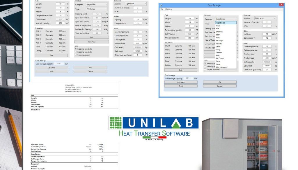 unilab blog software scambio termico cold storage