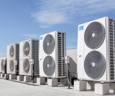 Air,Conditioning,(hvac),Installed,On,The,Roof,Of,Industrial,Buildings. Seasonal Energy Performance Ratio (SEPR)