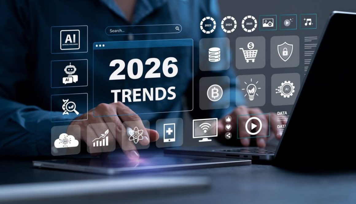 2026,Trends,Concept.,Businessman,With,2026,Trends,And,Icons,Representing