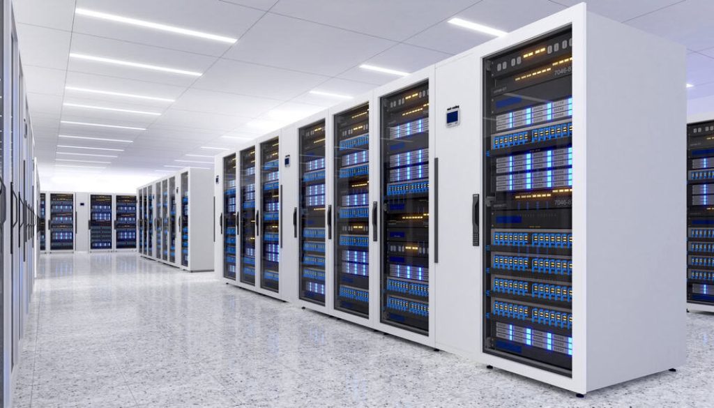 Shot,Of,Data,Center,With,Multiple,Rows,Of,Fully,Operational