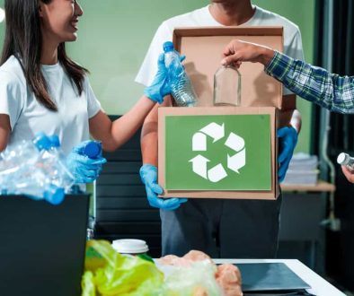 In,An,Office,,An,Asian,Team,Discusses,Waste,Management,Strategies