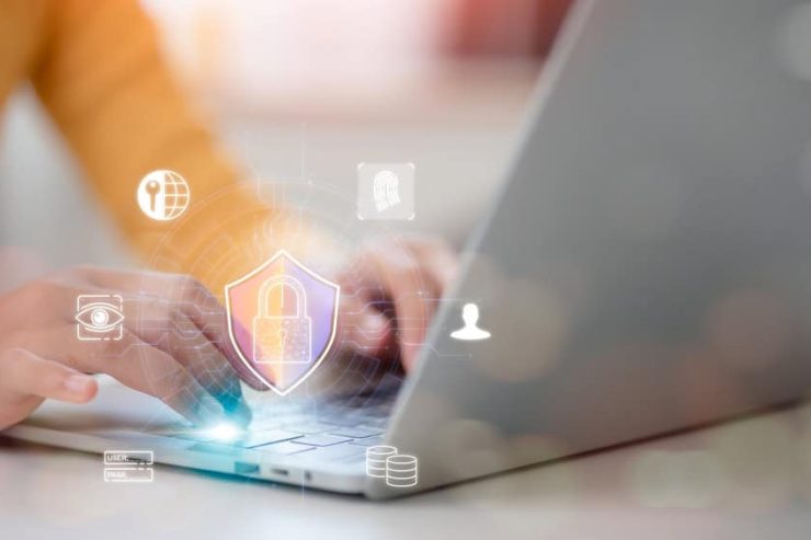 Cyber,Security,And,Data,Protection,On,Internet.,Person,Touching,Virtual